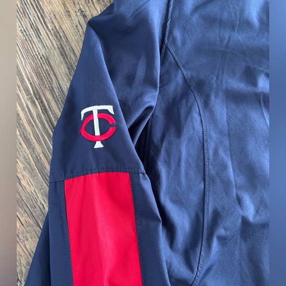 Minnesota Twins Majestic Cool Base 1/4 Zip Pullover Jacket Mens M Windbreaker - Picture 10 of 10